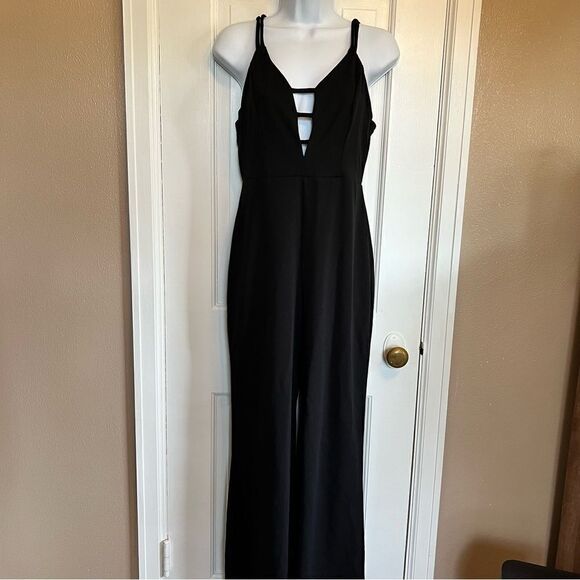E.L.H Studio Black Jumpsuit - Picture 1 of 8